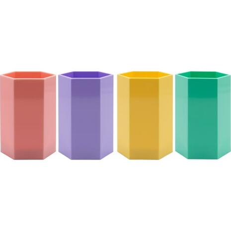 Μολυβοθήκη Metron παστέλ πλαστική πολύγωνη σε διάφορα χρώματα - Ανακάλυψε Σετ γραφείου - Μολυβοθήκες με μοναδικό design για να διακοσμήσετε με κομψότητα και στυλ το γραφείο σας από το Oikonomou-shop.gr.